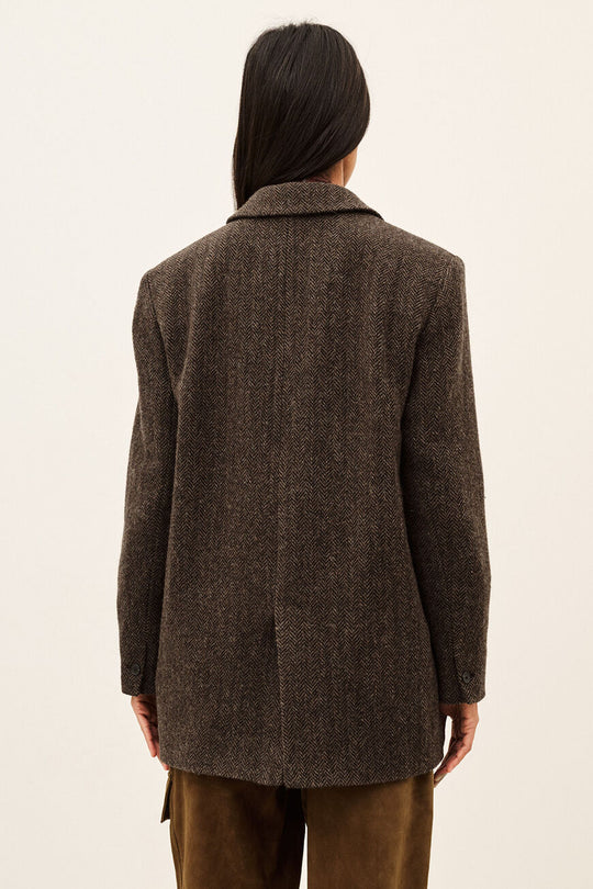 Brun Kast blazer fra ba&sh set bagfra