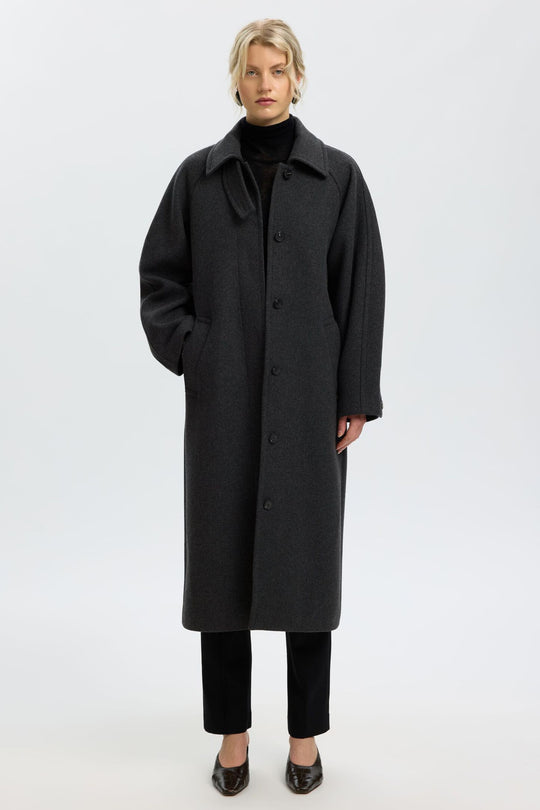 Selected Femme Raey Manteco Coat, dark grey