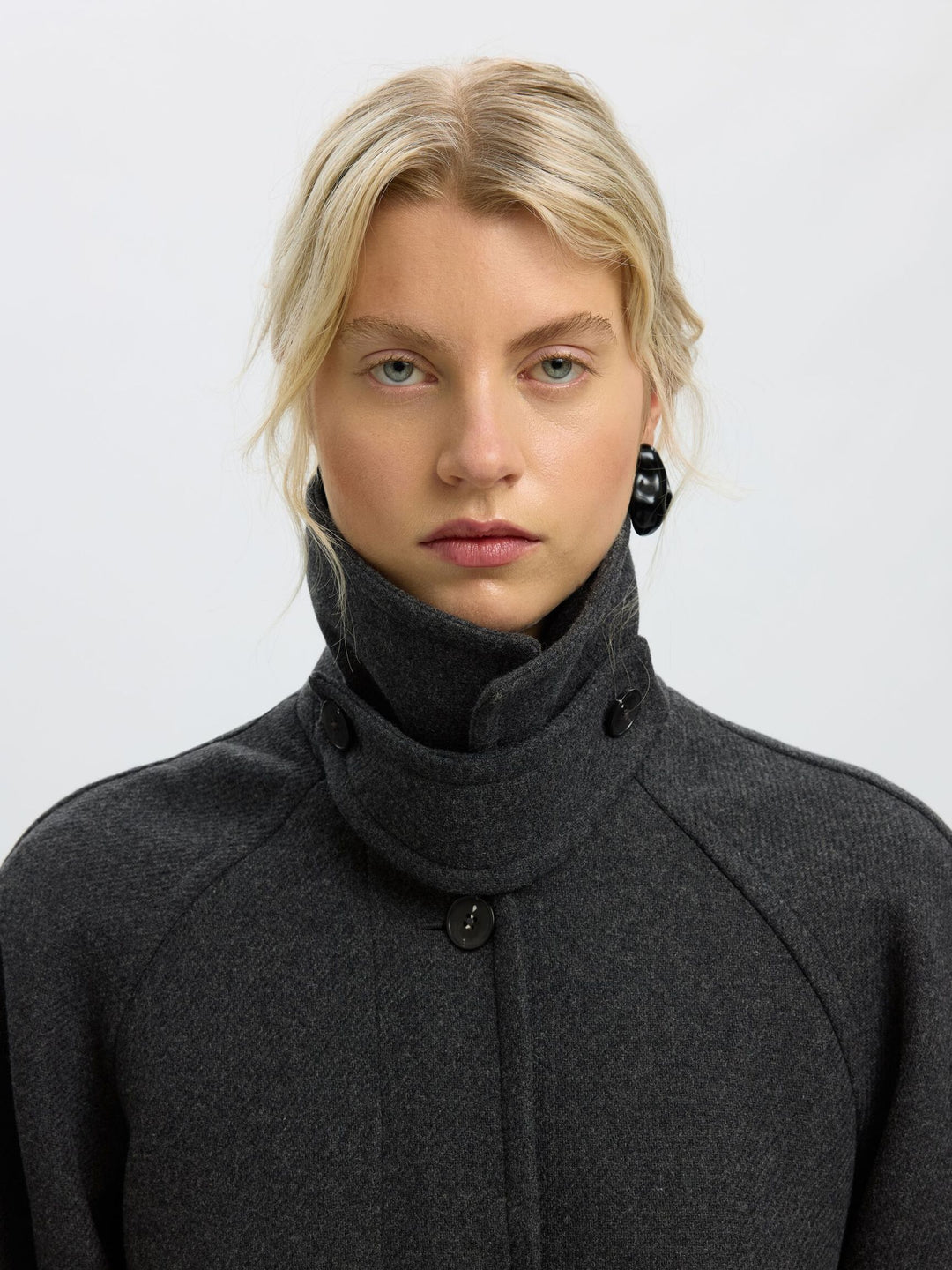 Selected Femme Raey Manteco Coat, dark grey