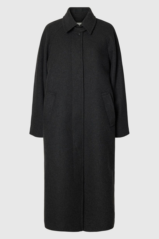 Selected Femme Raey Manteco Coat, dark grey