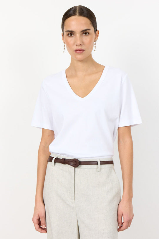 Leveté Room Paloma 2 T-shirt – klassisk T-shirt med V-hals og korte ærmer.