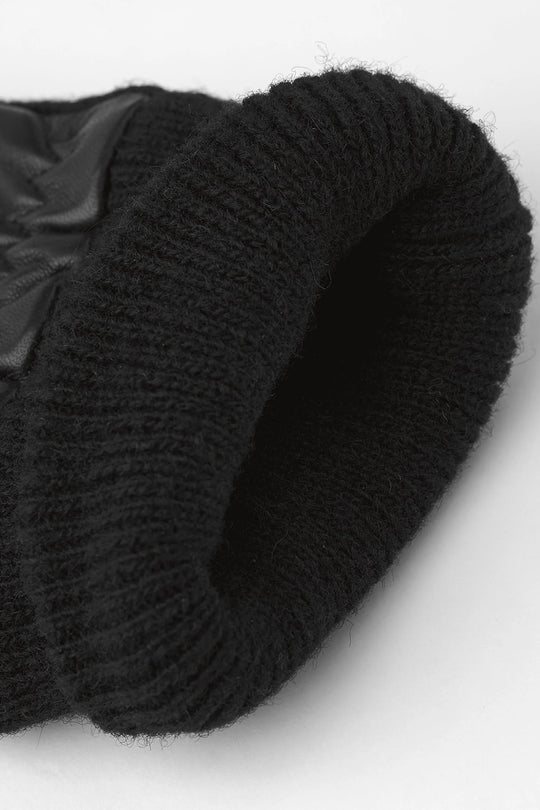 Handsker | Hestra Jeanne uld- og skindshandsker, black