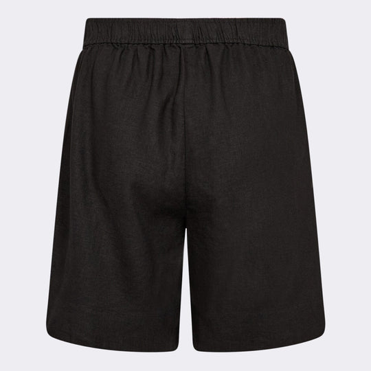 Leveté Room Naja 29 shorts i sort med elastisk talje.