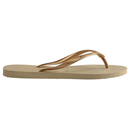 Havaianas | Klipklapper | Slim Sandal, sandgrey/light golden