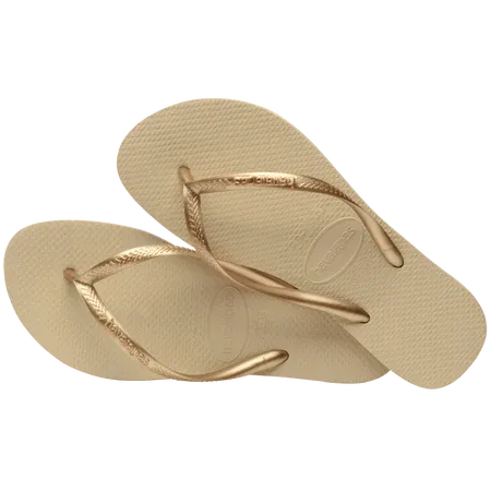 Havaianas | Klipklapper | Slim Sandal, sandgrey/light golden