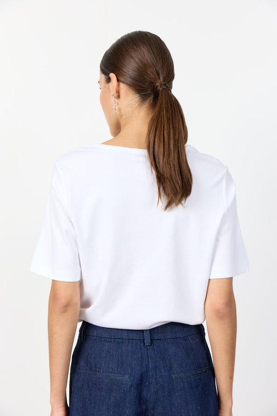 Leveté Room Paloma 1 T-shirt – klassisk T-shirt med rund hals og korte ærmer.