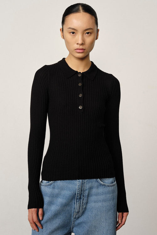 Herskind | Bluse | Cadee Knit Blouse, black