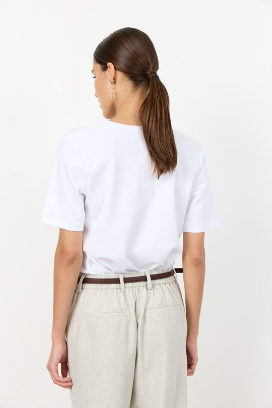 Leveté Room Paloma 2 T-shirt – klassisk T-shirt med V-hals og korte ærmer.