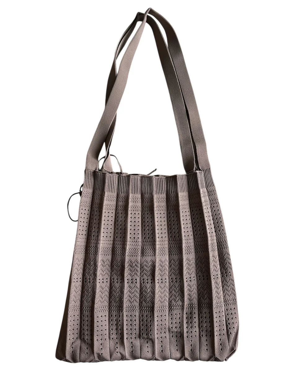 Pico Long Rosalia Bag i farven earth, vævet taske i polyester med en lang rem, velegnet som crossbody taske. 