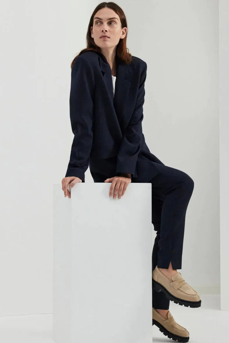 Blazer |Selected Femme Rita LS Relaxed, dark sapphire