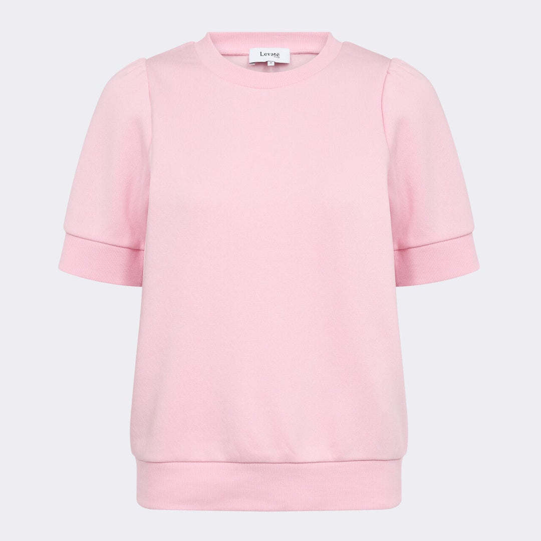 Leveté Room Nuka 19 T-shirt i rose – klassisk T-shirt med rund hals og blød kvalitet.