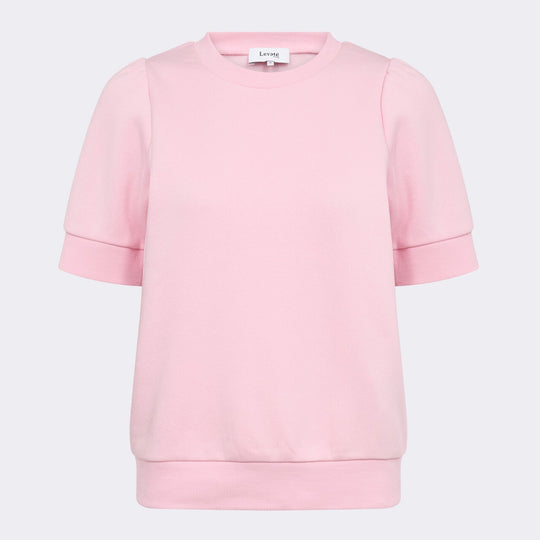 Leveté Room Nuka 19 T-shirt i rose – klassisk T-shirt med rund hals og blød kvalitet.