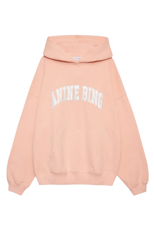 Anine Bing | Hoodie | Harvey Sweatshirt, coral pink