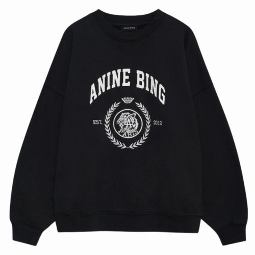 Anine Bing | Sweatshirt | Miles Collegiate, vintage black