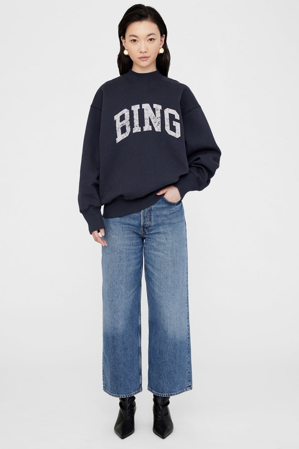 Anine Bing | Sweatshirt | Bradie Bing, navy