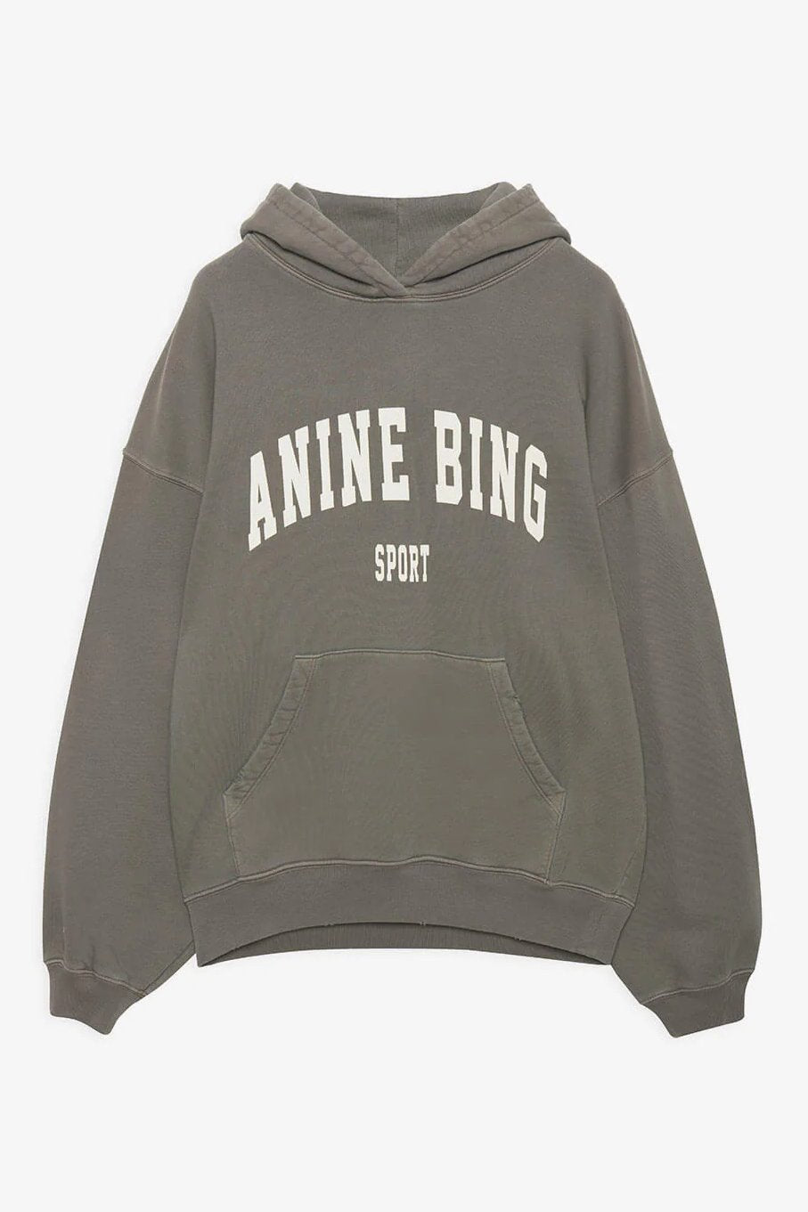 Hoodie | Anine Bing Harvey Sweatshirt, dusty olive