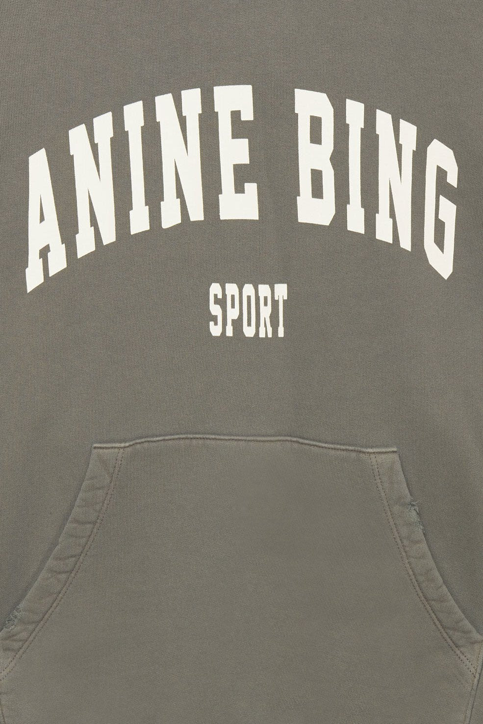 Hoodie | Anine Bing Harvey Sweatshirt, dusty olive