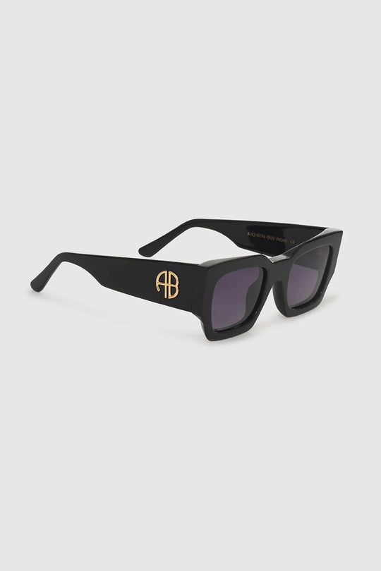 Solbriller | ANINE BING Indio Sunglasses Monogram, black