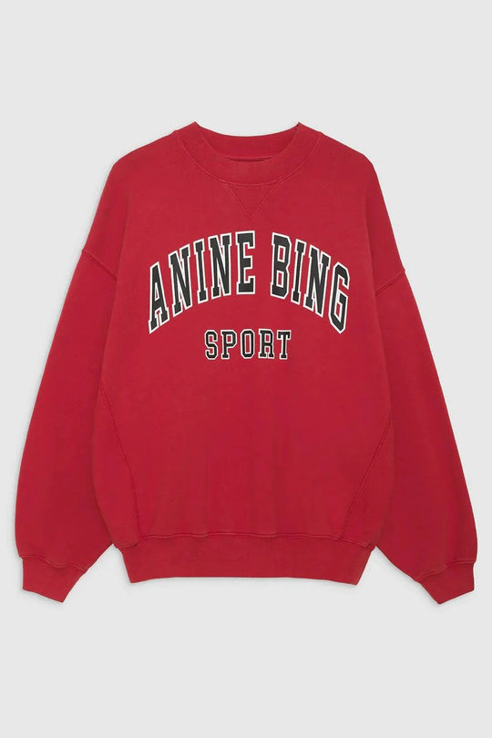 ANINE BING Sweatshirt Jaci, red