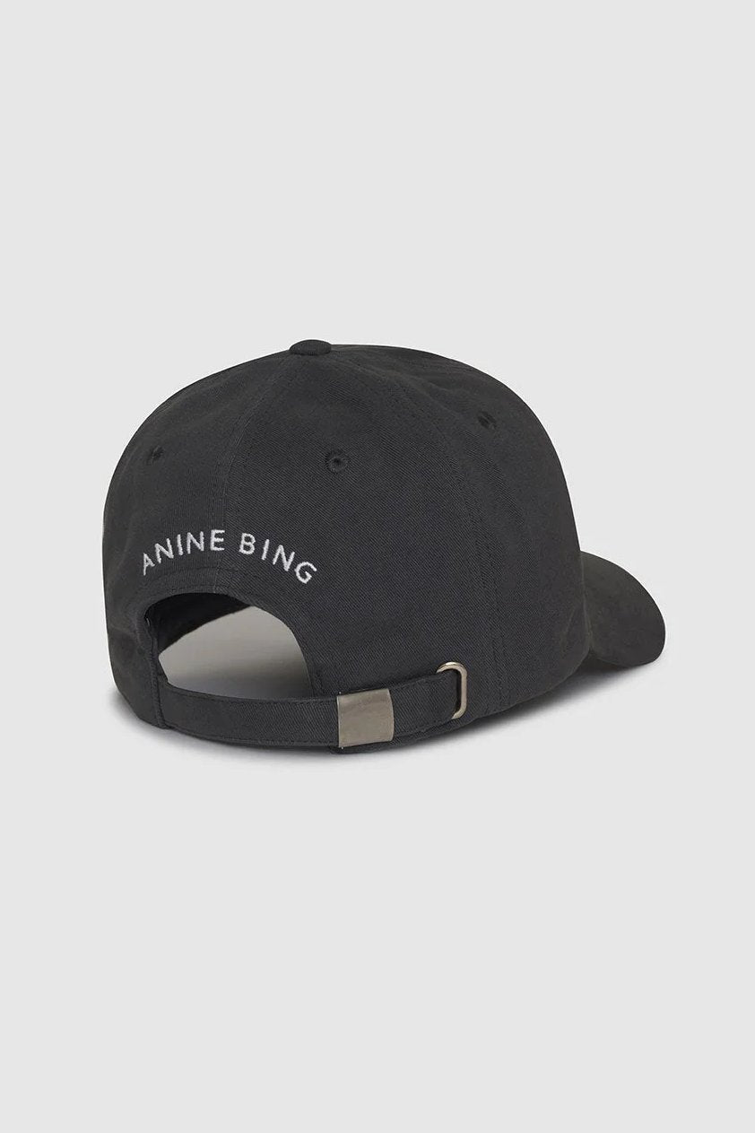 Anine Bing | Kasket | Jeremy Baseball Cap, vintage black