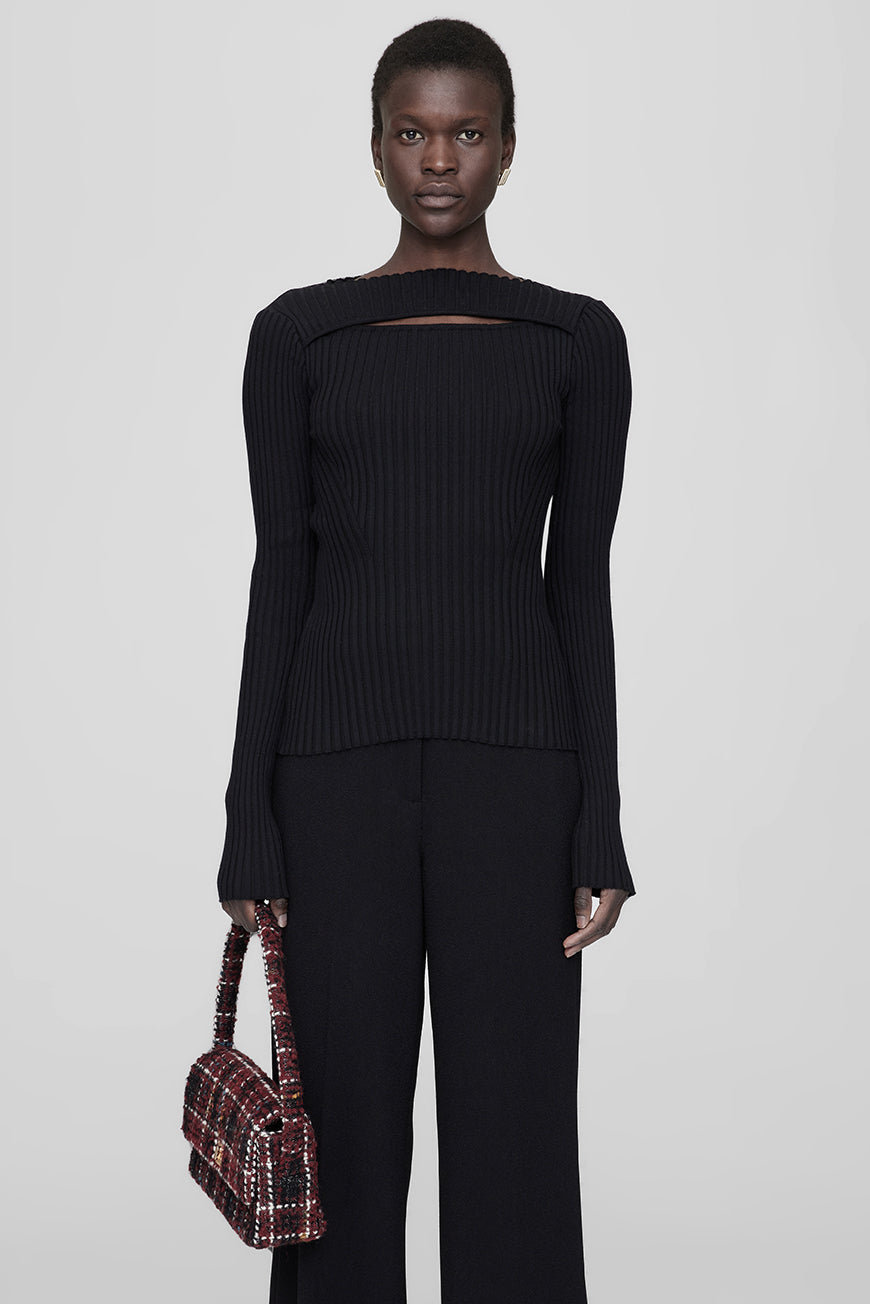 Sweater | ANINE BING Lora, black