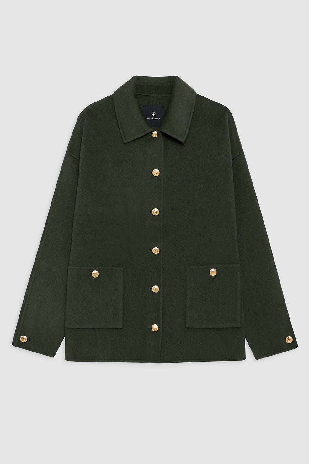 Anine Bing | Jakke | Luca Jacket Cashmere Blend, olive