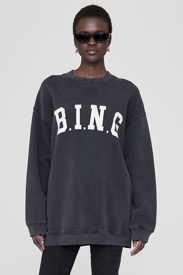 Sweatshirt | ANINE BING Tyler Bing, washed black