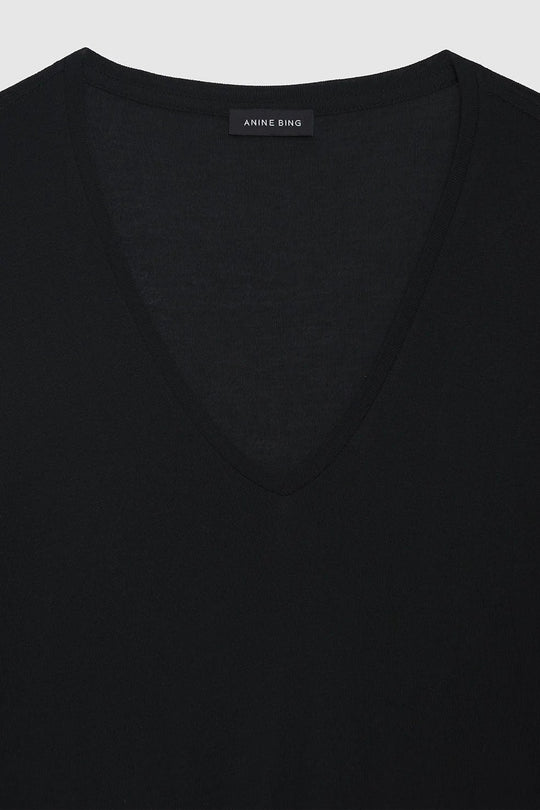 T-shirt | ANINE BING Vale Tee, black