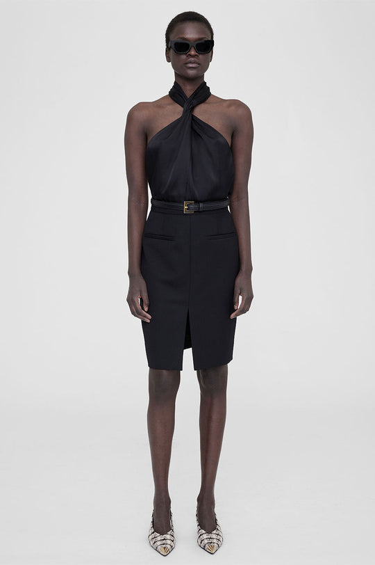 Anine Bing | Nederdel | Vena Skirt, black