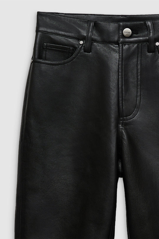Anine Bing | Bukser | Bruno Pant, black recycled leather