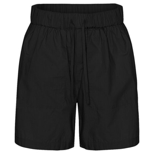 Project AJ117 lounge shorts i sort med bindebånd og afslappet fit i bomuld hos CASSANDRA.dk