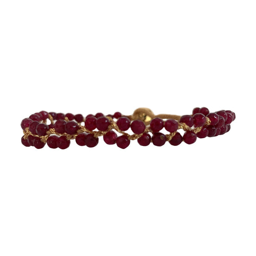 IBU Jewels | Armbånd | Jill Jake, garnet
