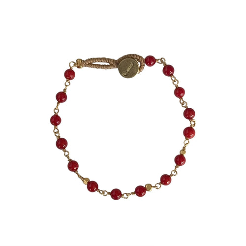 IBU Jewels | Armbånd | Sarah, red jade