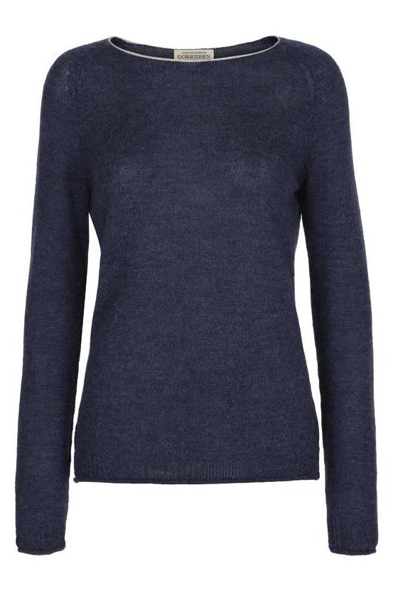 Gorridsen | Sweater | Afrodite Peru, indigo blue
