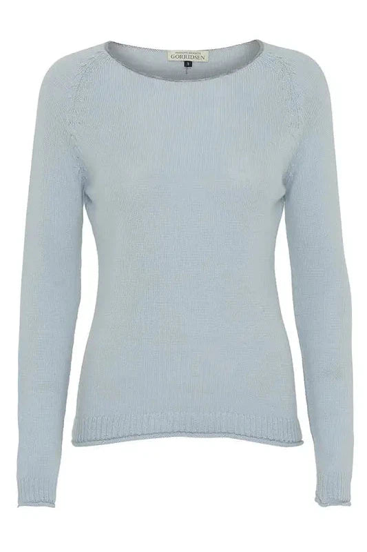 Gorridsen | Sweater | Afrodite Peru, ice blue