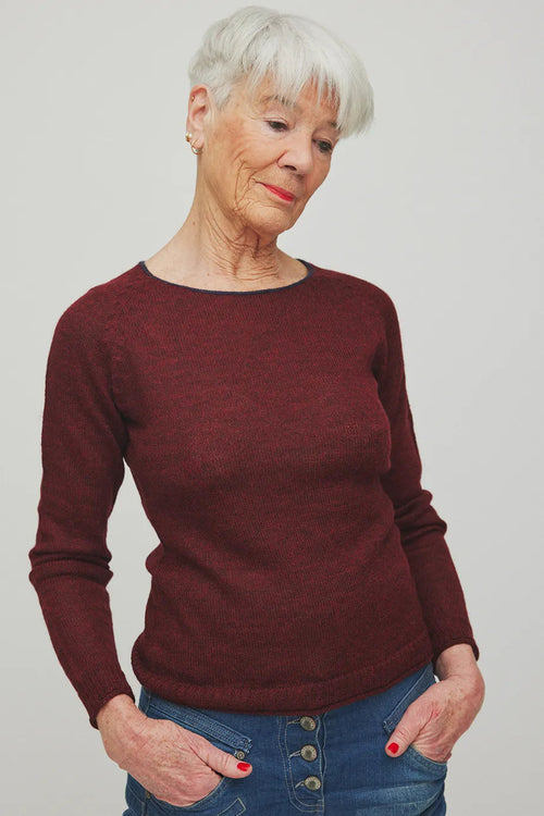 Gorridsen | Sweater | Afrodite Peru, winter red