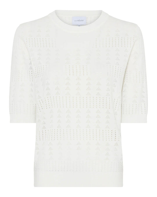La Rouge | Bluse | Alma Knit, off white