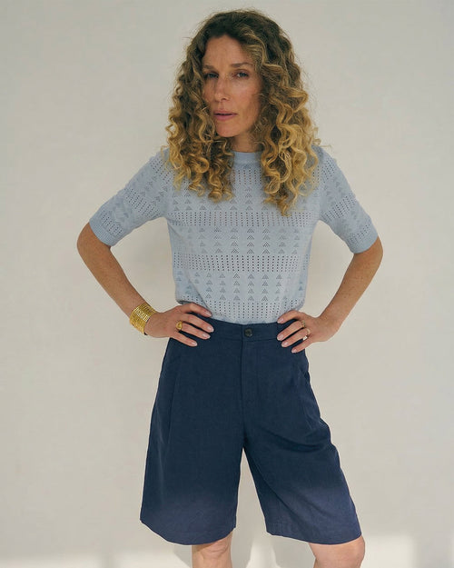 La Rouge | Bluse | Alma Knit, light blue