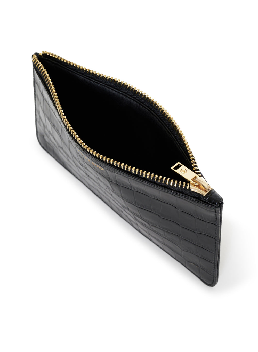 Anine Bing | Clutch | Elly Pouch, black embossed