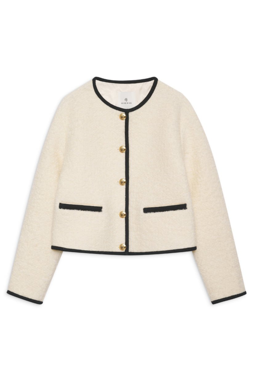 Anine Bing | Jakke | Logan Jacket, ivory - A-01-10223-IVY26