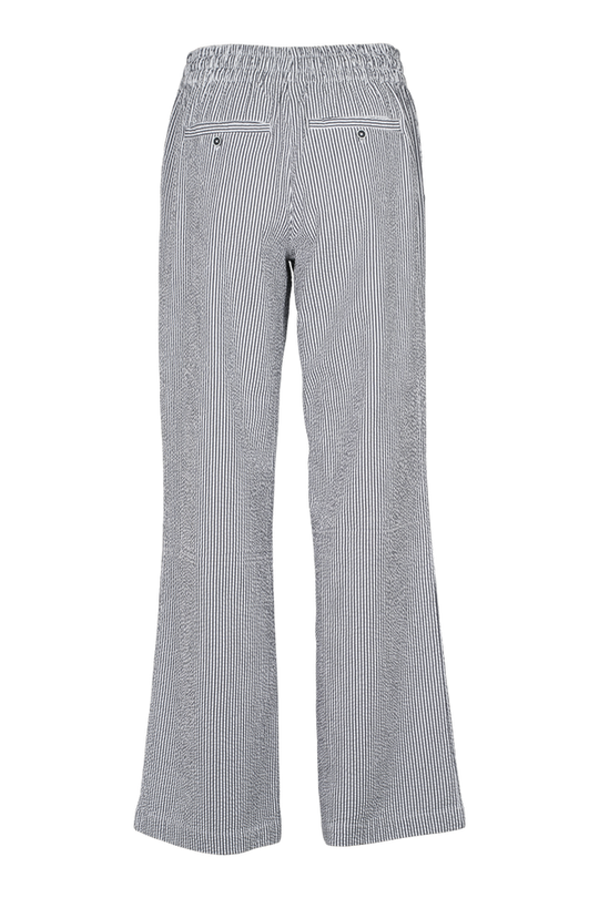 Basic Apparel Asta Pants i økologisk bomuld med elastik i taljen, bindebånd og lommer. Regular fit, let og blødt stof. Bæredygtigt design. 