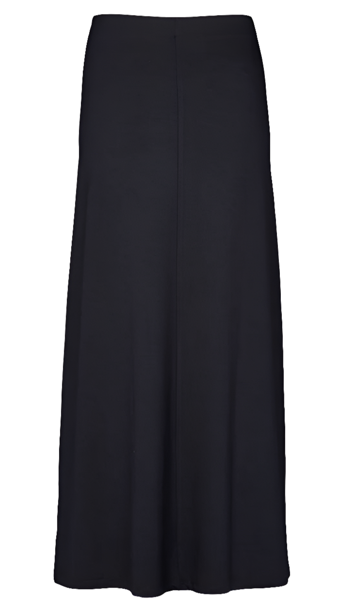 Sadie Long Skirt i Modal og Ecovero Viskose - Blød og Elegant Nederdel fra Basic Apparel