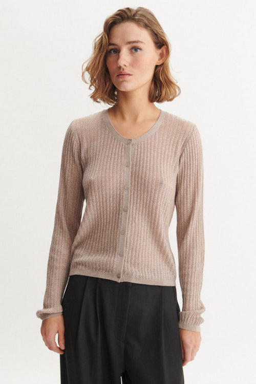 Basic Apparel | Cardigan | Adi, natural melange