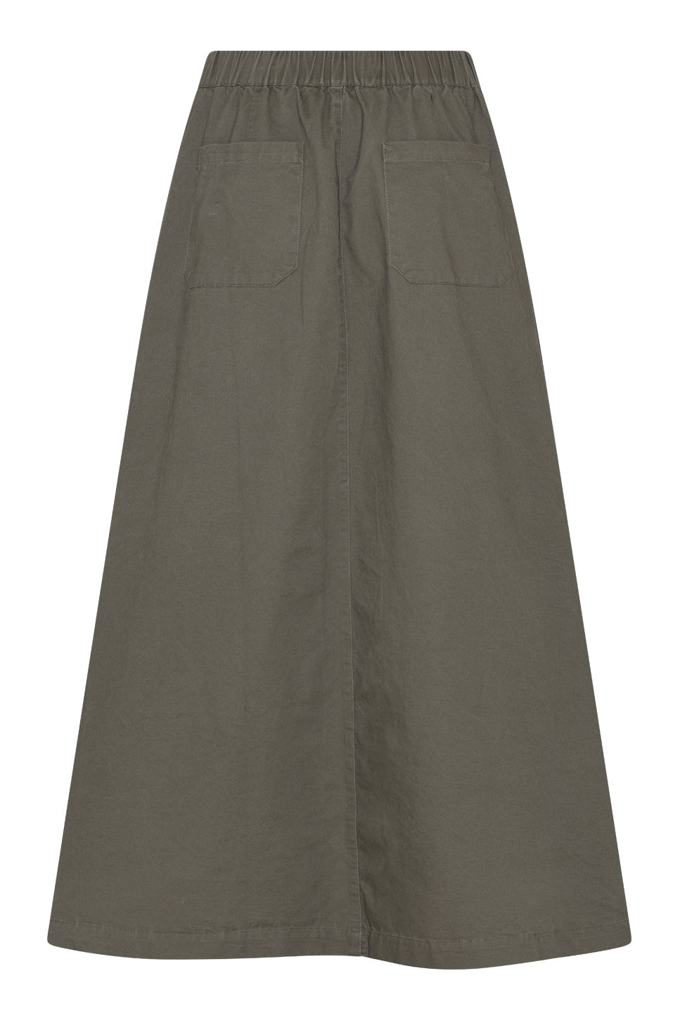 La Rouge Baggy Skirt i army green i A-form.