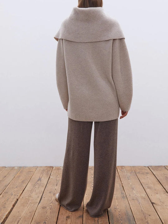 By Malene Birger | Fevila Oversize Sweater, oyster gray