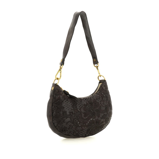 Campomaggi | Skuldertaske | Marzia Shoulder Bag Laser Cow, grey