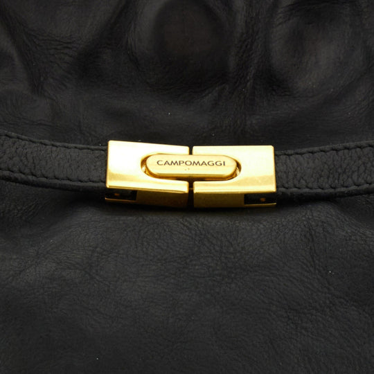 Campomaggi Ada M Shoulder Bag i sort læder.