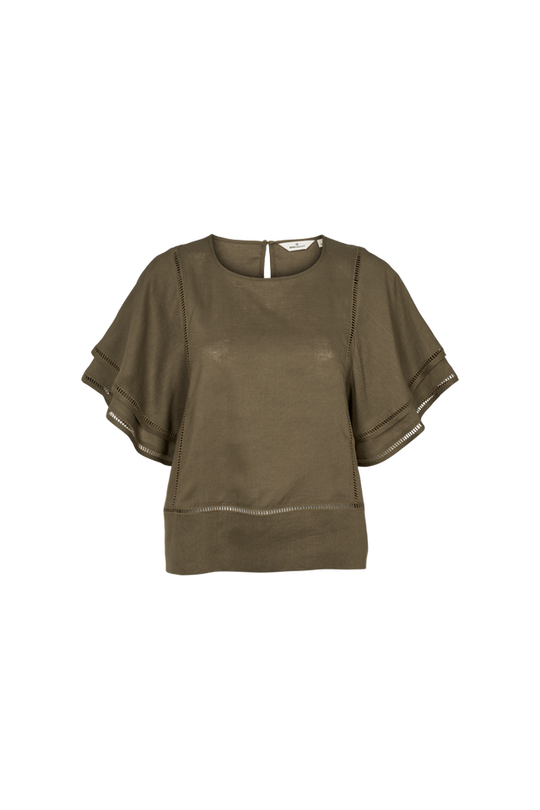 Basic Apparel | Bluse | Carina SS, sea turtle