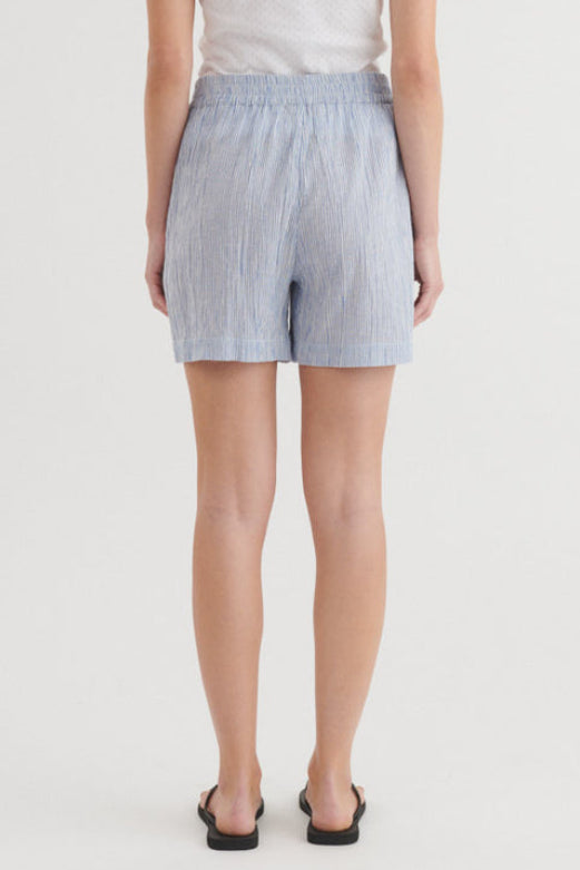 Basic Apparel Carol shorts riviera – lette shorts i økologisk bomuld med elastik.