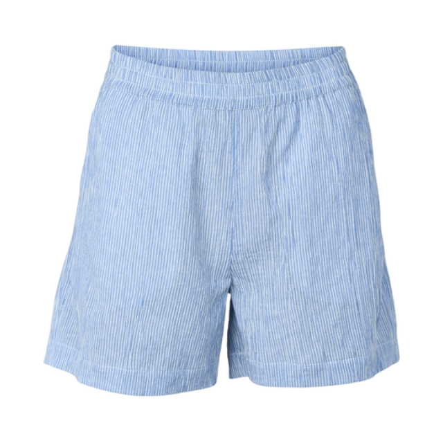 Basic Apparel Carol shorts riviera – lette shorts i økologisk bomuld med elastik.